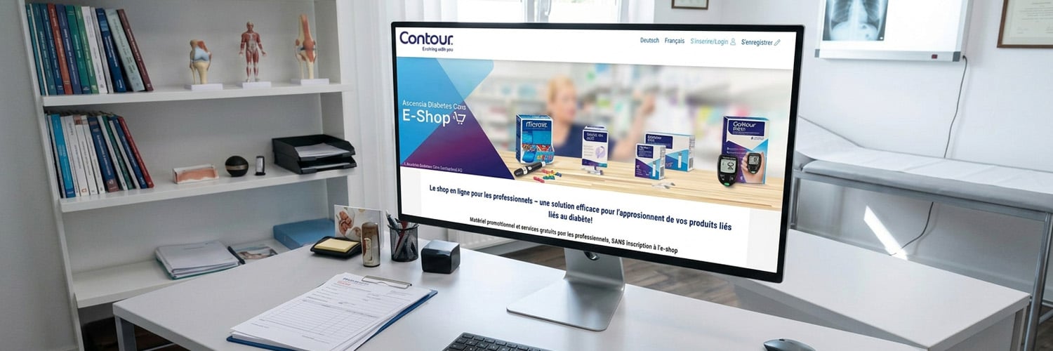 Studio con monitor e e-shop aperto ai professionisti