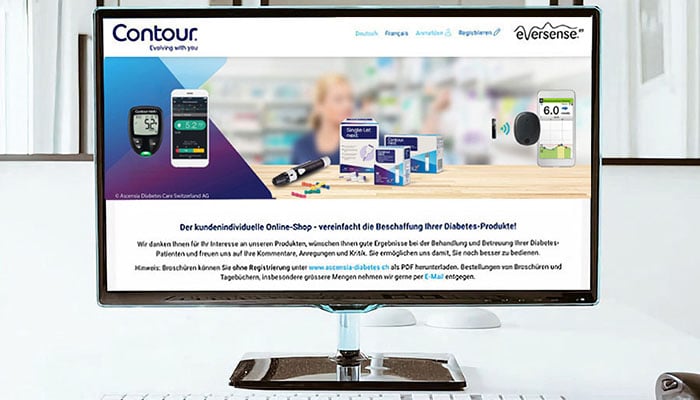 E-Shop für Fachpersonen